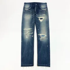 デニム・ジーパン GIVENCHY SS24 Givenchy Jeans (BW512F 5Y9K402) ☆24SS Givenchy コットン ステッチ ロゴ ワイド ジーンズ