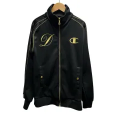 DRESSCAMP championブラック ジップアップジャケット Champion ジップアップジャケット ブラック - メルカリ