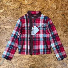 未使用 BOO HOMES チェックジャケット キッズ 120 ブーホームズ BooFooWoo ブーフーウー kids 子供服のサムネイル