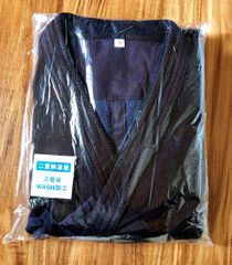 DG22 新品　剣道　WASH加工　藍染　二重軽量　剣道着　3号
