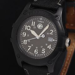 TIMEX タイメックス 905 S9 QZ 黒文字盤 デイト メンズ腕時計 - メルカリ