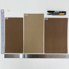【建築模型材料】模型屋さんのクラフトシールセットA（木目　茶系）1/50 アースモデルシート
