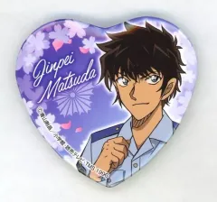 【中古】バッジ・ピンズ 松田陣平2 ハート型缶バッジ 「名探偵コナンプラザ」