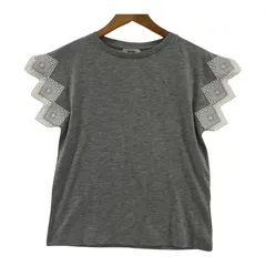 BEAMS HEART ビームスハート 袖レースカットソー size表記なし/グレー