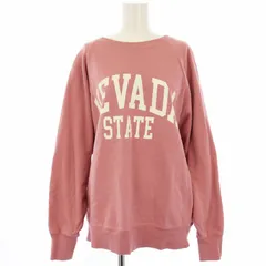 ジャーナルスタンダード レリューム JOURNAL STANDARD relume 23SS NEVADAロゴスウェット トレーナー 長袖 F ピンク 23-070-462-80004-1-0 /TK