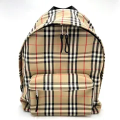 【K836】BURBERRY（バーバリー）/A:ML JETT BUV/8016106/リュックサック/8016106/ベージュ×チェック