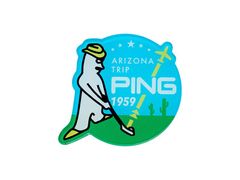 PING AC-F2503 Mr.PING TRAVEL MARKER BLUE 38289-01