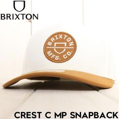 スナップバックキャップ 帽子 BRIXTON ブリクストン CREST C MP SNAPBACK 11001 WHCOW 25SU 日本代理店正規品