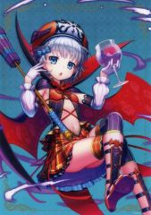 [중고] 클리어 포스터 A3 클리어 포스터 이니아 [추첨 당 퀴즈 RPG 마법사와 검은 고양이 위즈 Halloween 온라인 복권] A-3 상