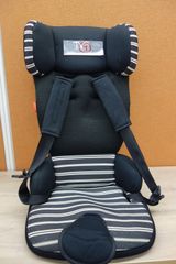 34-9　日本育児　チャイルドシート　トラベルベストECプラス　ジュニアシート　座面毛羽立ち、ヘッドサポート汚れ、破れあり⑨