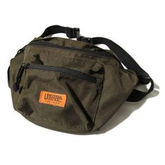 UNIVERSAL OVERALL ユニバーサルオーバーオール 【古着】中古 ナイロン ウエストポーチ ウエストバッグ (ブラウン/カーキ)
