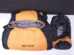 J469 [秋冬物][人気] MONT BLANC モンブラン 寝袋 210*80*50cm ブラック シュラフ マット アウトドア | G★ 2025年最新】モンブラン 寝袋・シュラフの人気アイテム - メルカリ