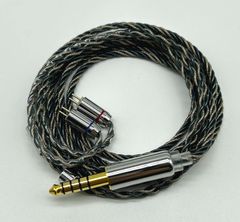 【新着商品】4.4mmイヤホンアップグレードケーブル 2pin交換ケーブル (2pin4.4mm) 【JSHiFi-Vampire】2pin4.4mmリケーブル銀箔糸と銅混合