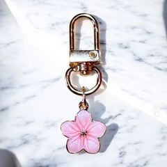 桜 キーホルダー 花 フラワー 鍵 フック キーチェーン チャーム さくら キー