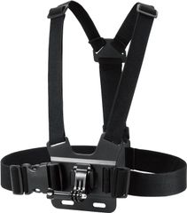 新品未使用 送料無料 GoPro チェストハーネス アクションカメラ クリップ 前胸マウント 伸縮ひもセット用 ゴープロ 取り付け簡単 角度調整可能 軽量 ハンズフリー ウェアラブルカメラ 肩ベルト クリップ ねじ セット用 J型固定 上下角度調整対応
