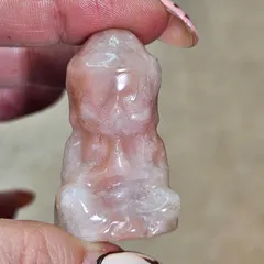 ピンクアゲート✨大仏様✨ブッダ✨カービング✨