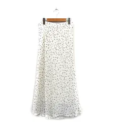 フリークスストア FREAKS STORE フレア スカート ロング ドット F アイボリー 白 /KT16