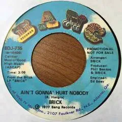 米7” Brick Aint Gonna Hurt Nobody  BDJ735PROMO Bang Records /00080
