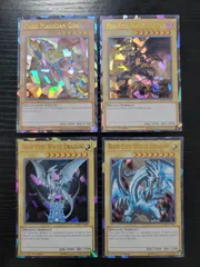 遊戯王　4枚　レッドアイズ　ブラックマジシャンガール　ブルーアイズ