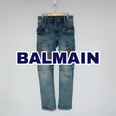 2025年最新】BALMAIN メンズ デニム・ジーンズの人気アイテム