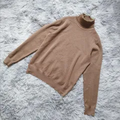 【完売】UNIQLO ユニクロ  セーター【M】ゆったり  一点もの  メンズ  茶系  ブラウン【送料無料】