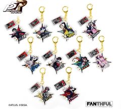 ペルソナ5 Persona 中国限定　アクリルフォトカード 全種セット　一点物 ペルソナ5 Persona 中国限定 アクリルフォトカード 全種セット