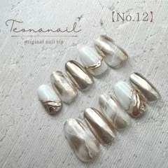 セミオーダー ネイルチップ 【No.12】