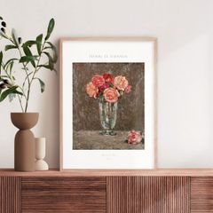 【A2】アンリ・ル・シダネル 薔薇 roses アートポスター 北欧 モダン インテリア おしゃれ BROOMIN AP198