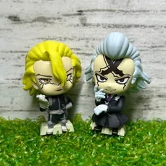 BANDAI NAMCO バンダイナムコ  Dr.STONE SCIENCE FUTURE  カプセルフィギュアコレクション  ゼノ　 スタンリー 2体セット  美品　台座付き