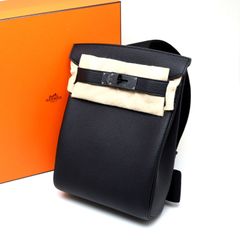 【新品】エルメス　ケリー アッカドPM　モノクローム　トゴ　マットブラック金具　K刻印　ショルダーバッグ