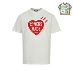 【今日WTO】Louis Vuitton 25ss ハートフロッキングプリント T シャツ-HU44