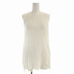 ヘルムートラング HELMUT LANG カットソー ノースリーブ ジップ S 白 ホワイト 165108143 /EEのサムネイル