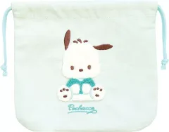 【中古】バッグ ポチャッコ サガラ刺繍巾着ポーチ 「サンリオキャラクターズ」