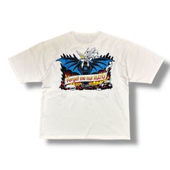 参考上代24200円 MAYO 23SS DEVIL ANGEL EMBROIDERY SS TEE デビルエンジェルエンブロイダリーTシャツ 半袖カットソー 刺繍ロゴ メイヨー 23MY-ST07 キナリ XL 79734A7のサムネイル