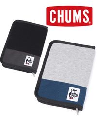 CHUMS Novels Pouch Sweat Nylon チャムス ノベルズポーチ スウェット ナイロン ブックカバー 手帳ケース CH60-3814 ギフト プレゼント