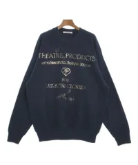 【値下げご相談ください】THEATRE PRODUCTS ネイビー スウェット THEATRE PRODUCTS シアタープロダクツ ネイビー スウェット ロゴ