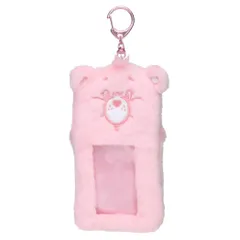 【メール便】ケアベア キーリング ぬいぐるみフォトキーホルダー ラブアロットベア CareBears ティーズファクトリー 推し活 キャラクター グッズ 