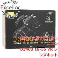 2023年最新】(中古)Nikon デジタル一眼レフカメラ D3400 AF-P 18-55 VR
