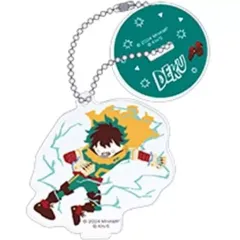 【中古】キーホルダー 緑谷出久 「僕のヒーローアカデミア THE MOVIE ユアネクスト トレーディングスタンド付アクリルキーホルダー ゆるパレット」