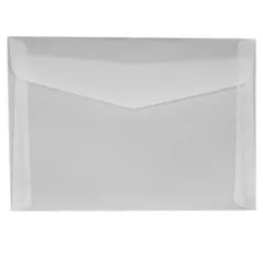 【人気商品】トレーシング 無地 トレーシングペーパー ポストカード おしゃれ 半透明 セット 招待状 30枚 レター 封筒 ハガキ EXDUCT