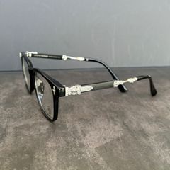 伊達メガネ 眼鏡 黒縁 サングラス ブラック シルバー 銀 メンズレディース ヴィンテージ おしゃれ個性的ヴィンテージ SPLAT-AスプラットクロムハーツDARLIN' BK 52風 スクエア ボストン ウェリントン 人気 大きめ 小顔効果 男性女性ギフト