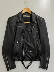 未使用タグ付き✨NINE レザージャケット　ライダース　羊革　ラムレザー　ダブル 2025年最新】NINE レディース レザージャケット・ライダースの