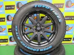 CX-5などに　17インチ４本セット！　サーキュラーC10S　5H114.3　+48　225/65R17　オープンカントリーA/T　EX　ホワイトレター付き！