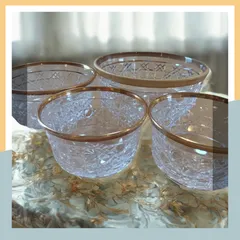 クリスタル　ガラス　ボウル　セット