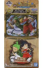 【中古】雑貨 ルフィ＆ゾロ ラバーマスコット -トレジャークルーズ- 「一番くじ ワンピース with ONE PIECE TREASURE CRUISE」 G賞
