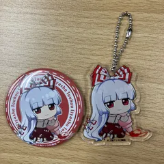 東方 Project トレーディング 缶バッジ アクリルキーホルダー 藤原妹紅 Aボックスセット