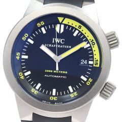 IWC IWC SCHAFFHAUSEN IW353804 アクアタイマー オートマティック2000 デイト 自動巻き メンズ保証書付き_826949