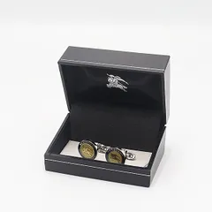 箱付 バーバリー カフスボタン シルバー メンズ KTR 2000000 NSK