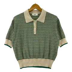 BEAMS HEART ビームス ハートカットソー size表記なし/グリーン×ベージュ