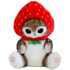 mofusand - いちごモフサンドぬいぐるみ新品30センチ SNSで大人気♪『mofusand』よりフルーツにゃんが登場